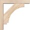 Ekena Millwork Imperial Block Smooth Bracket w/ Offset Brace, Douglas Fir, 3 1/2"W x 14"D x 14"H BKT0402X14X14IMP05SDF - alternate 3